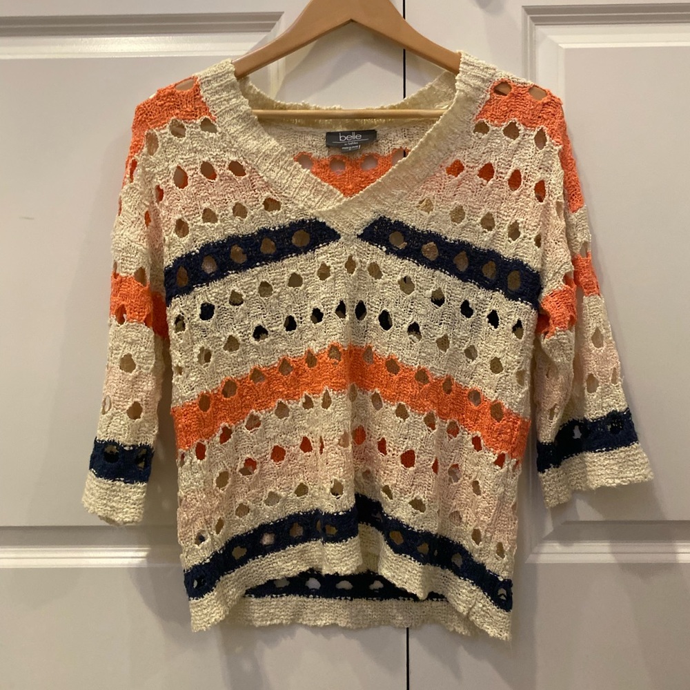 Crochet cover up/ tshirt